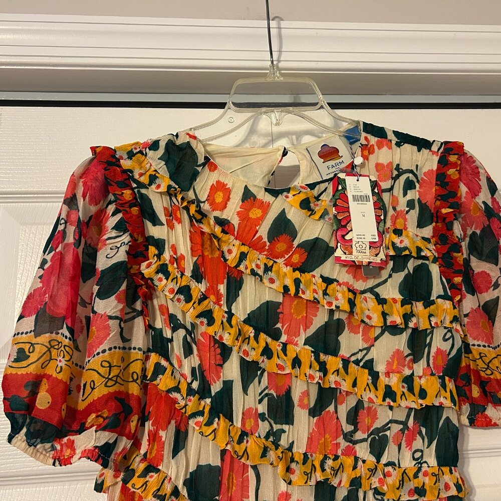 FARM Rio Multi-Color Floral Mini Dress - Picture 3 of 9
